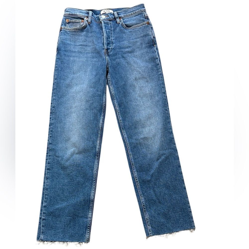 Re/Done Stove Pipe Jeans